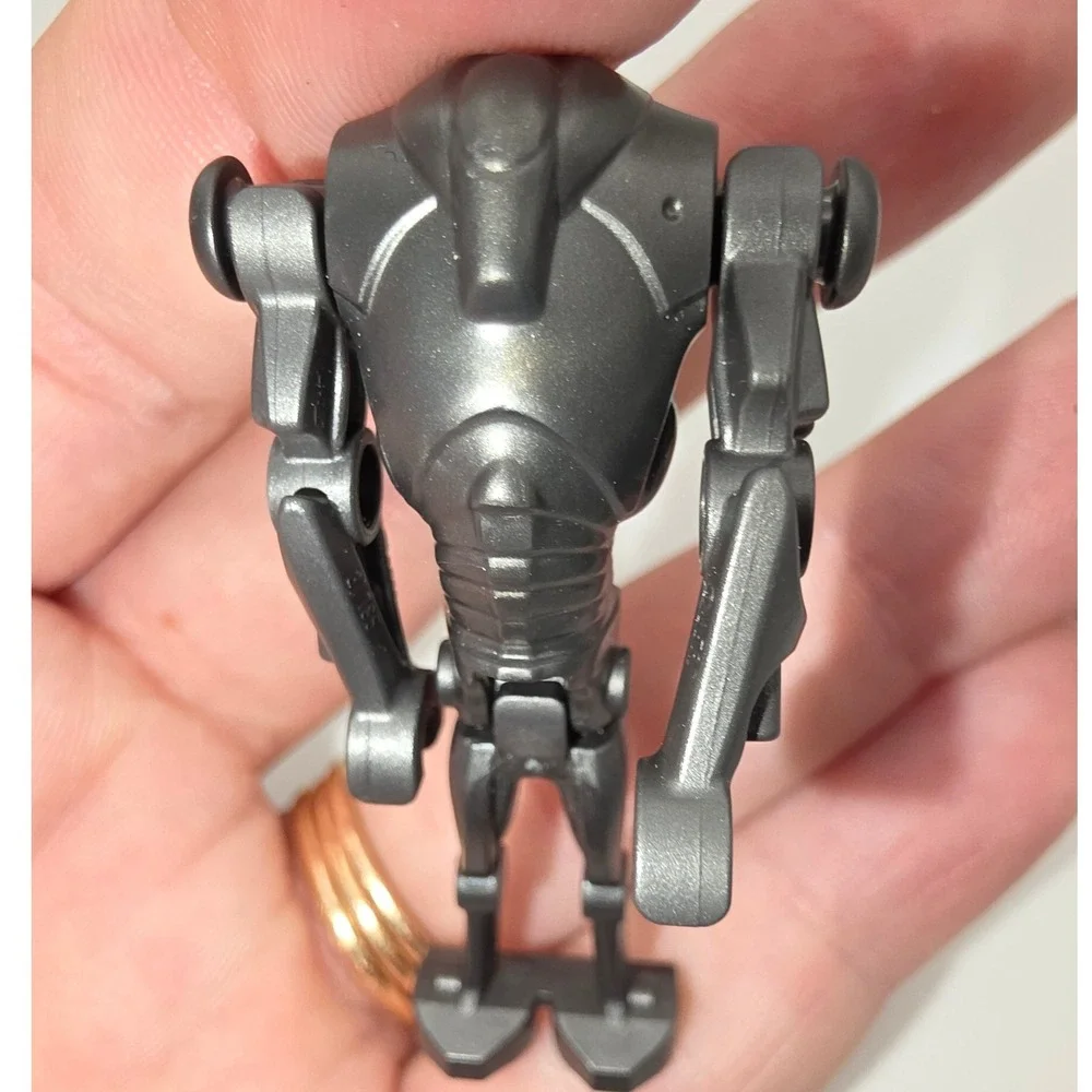 LEGO Super Battle Droid Minifigure OS Pearl Dark Gray Good Condition Toy